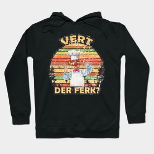 vert der ferk//Retro Vintage Hoodie